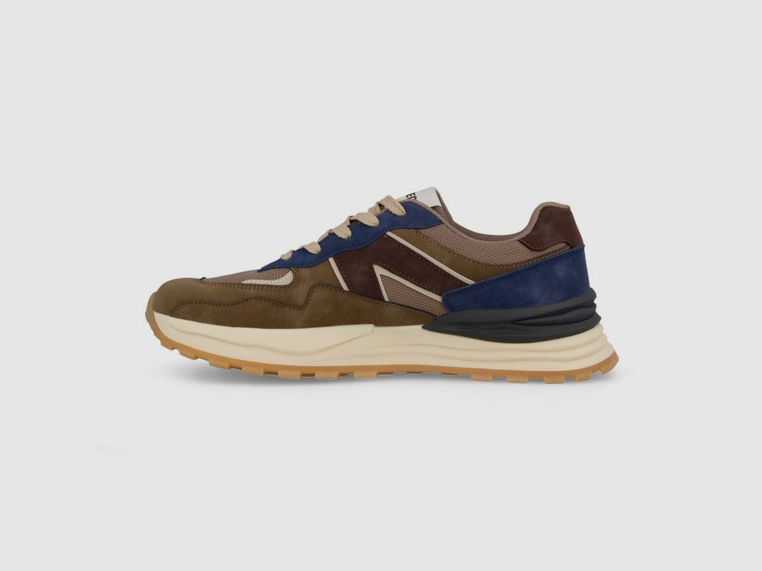 Paredes Męskie Buty Casual Pedralba Brązowo-Niebieskie, zdjęcie 2 z 4