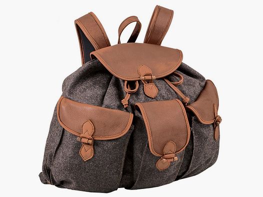 AKAH Rucksack Loden de Luxe Grau / Elchleder 30l