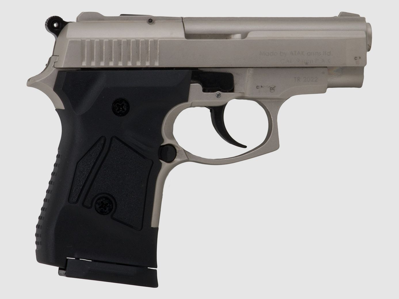 Schreckschuss Pistole Zoraki 914-P Satina PTB 1070 Kaliber 9 mm P.A.K. (P18) + 50 Schuss