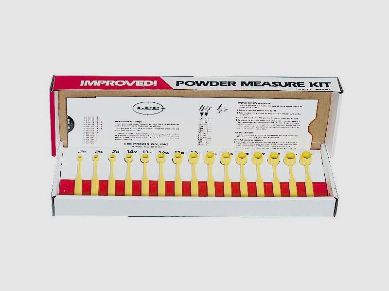 Lee improved powder scoop 15-piece set