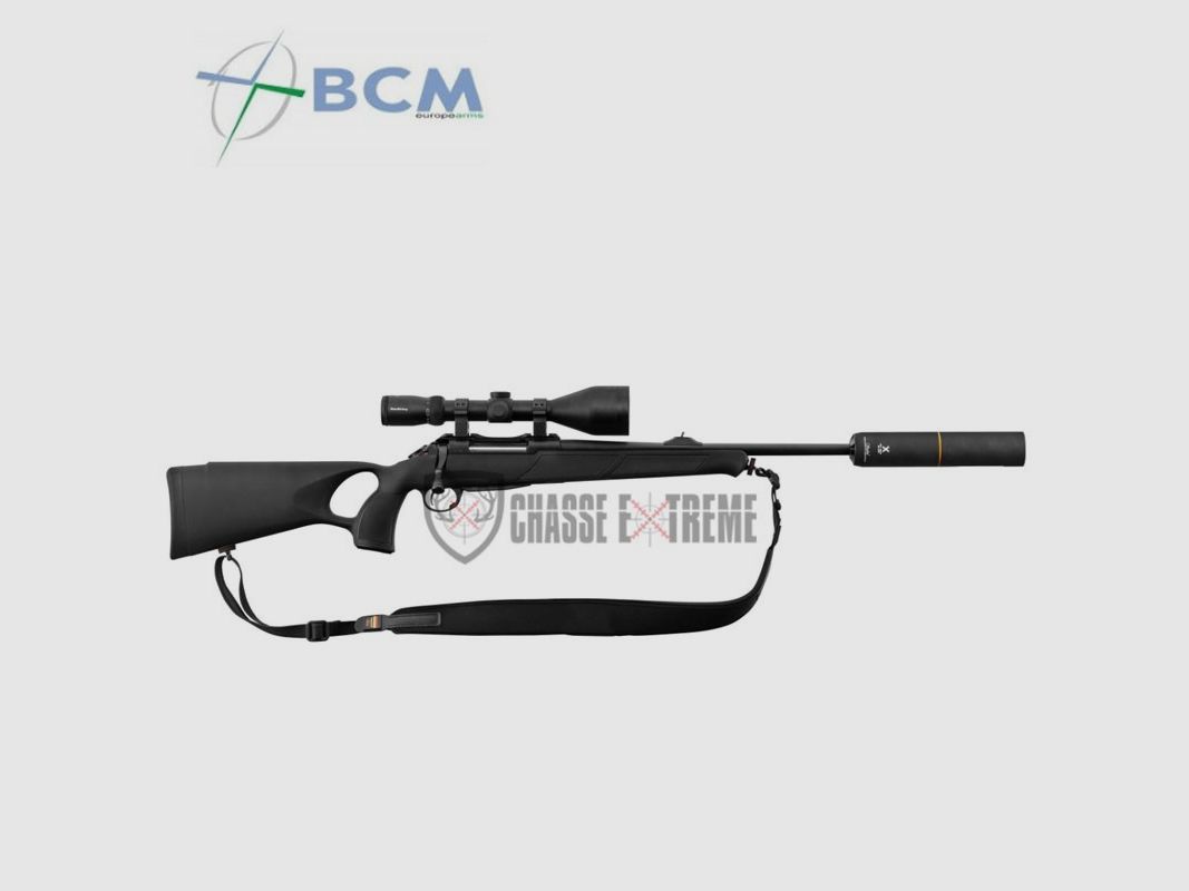 Pack Affut BCM Rubis Crosse Synthétique avec Trou de Pouce avec Lunette + Silencieux + CASQUETTE, image 1 sur 6