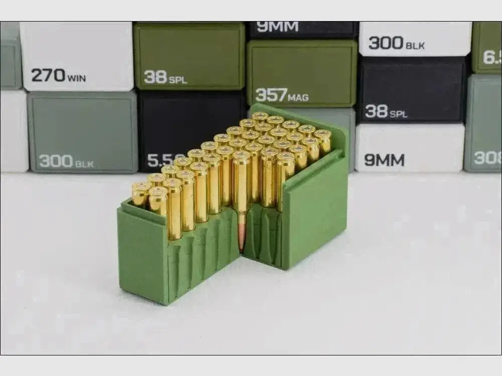 Filamelt Boîte à munitions / .30-06 SPRG / 'Couvercle coulissant' / Boîte à cartouches