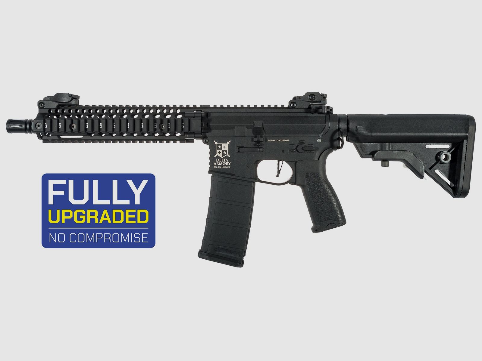 AR15 MK18 BRAVO ETU NC! Version Schwarz frei ab 14 max. 0.5 Joule