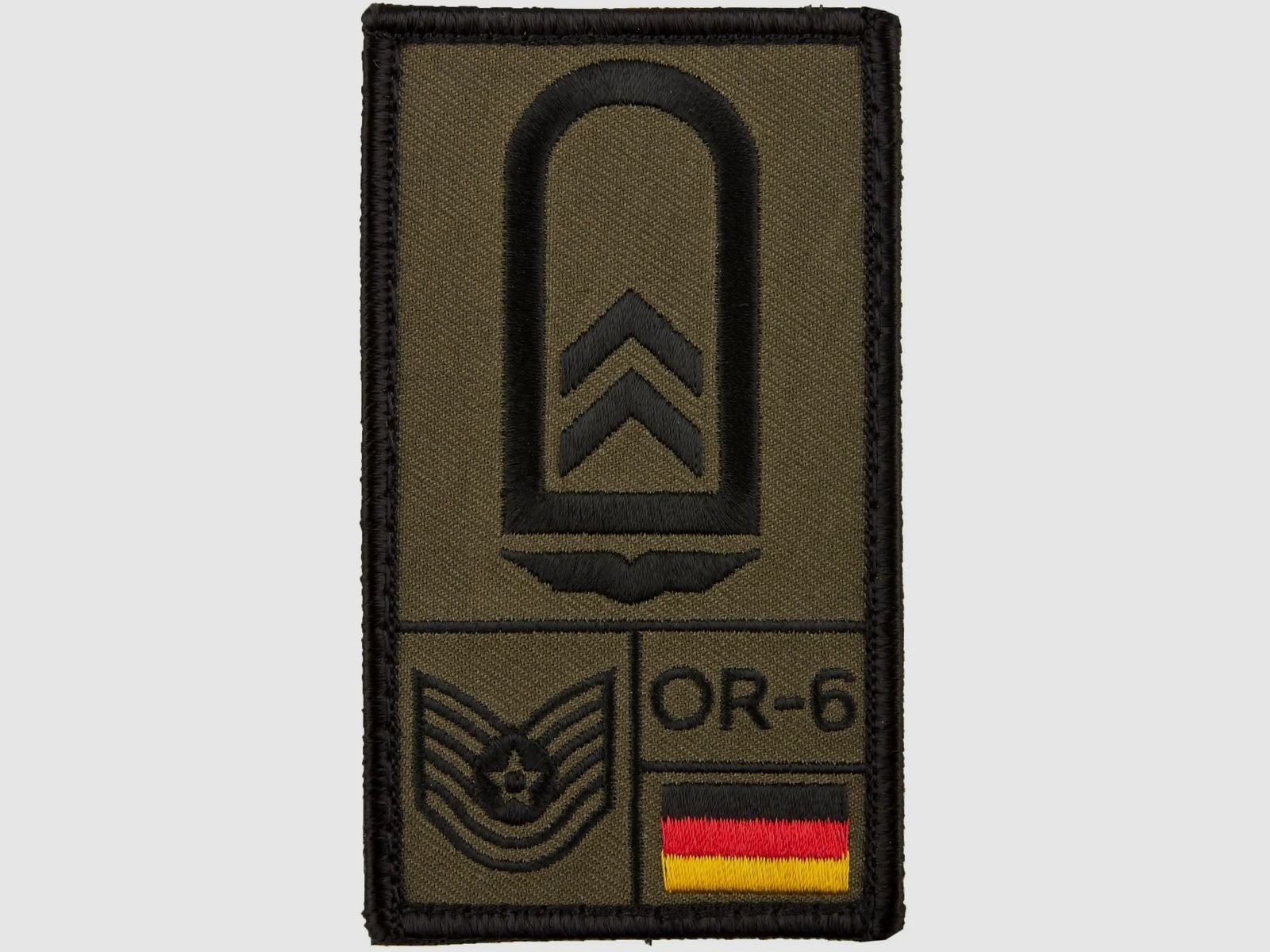 Café Viereck Rang Patch Oberfeldwebel Luftwaffe