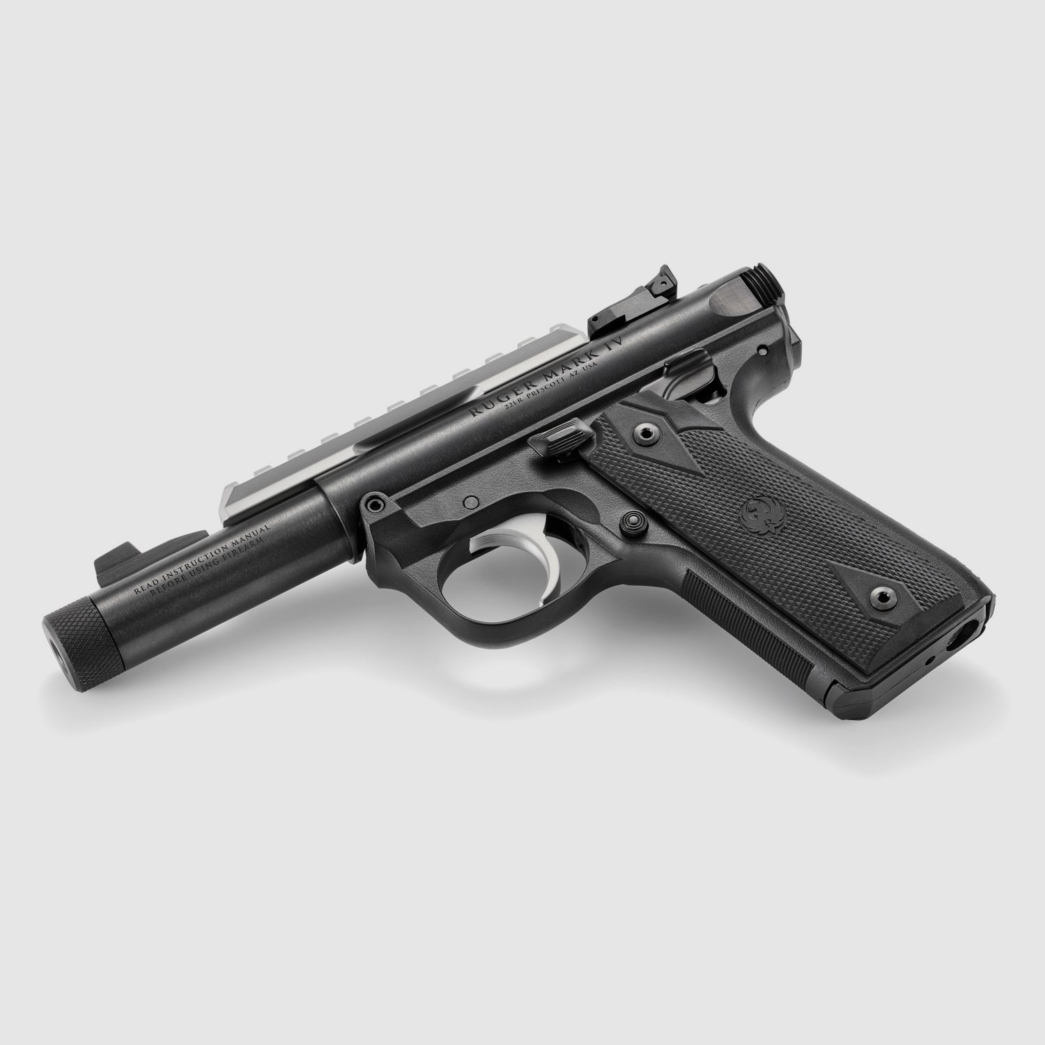 RUGER Pistole Mark IV 22/45 .22 LR 4,4"/11,18cm Blued 1/2"-28