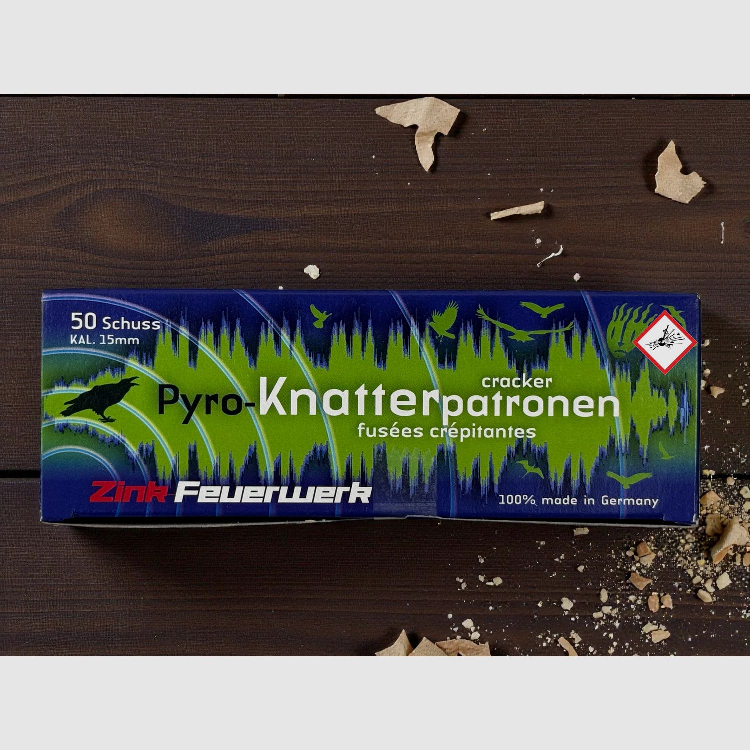 Zink Knatterpatronen Kal. 15mm