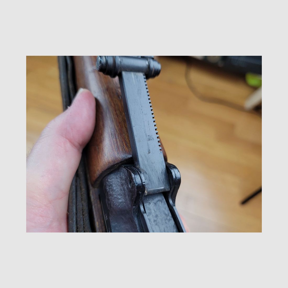 Schönes und seltenes deutsches Selbstladegewehr Walther G43 / K43 – 10 Schuss in 8x57IS – Produktion DUV von 1944 – Nicht monomatrikuliert – Getestet – Schöne Stempel und schönes Holz – Gewehrriemen – „mythische“ Waffe TBE +, Bild 34 von 34