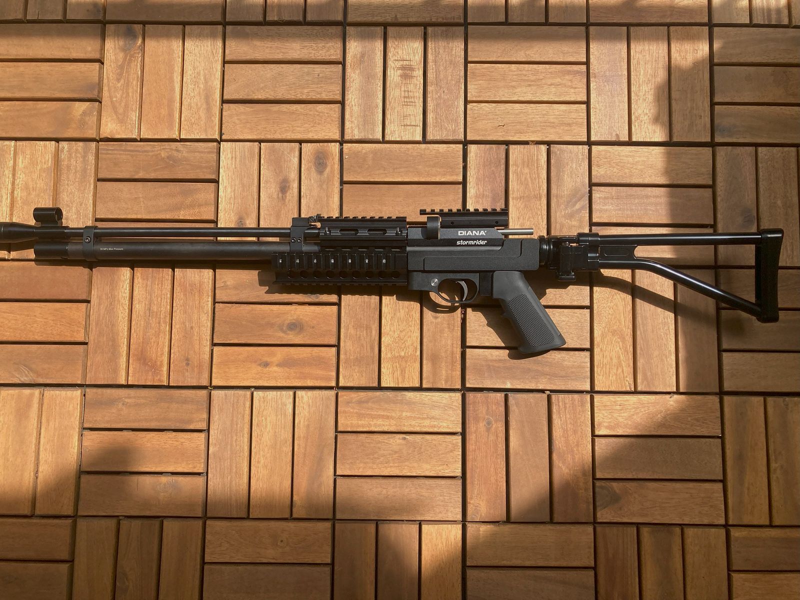 Diana Stormrider Luftgewehr Kaliber 4,5mm neuwertiger taktischer Umbau AK47 Galil Stil
