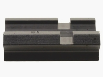 Weaver Top-Mount Base #61 Flat Receiver matte zwart voor Anschütz 1568 en anderen.