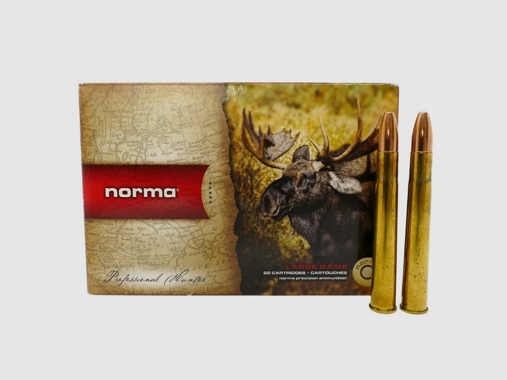 Norma 9.3x74 R PPC Vulkan No. 19321 15.0g/232gr. Rifle cartridges