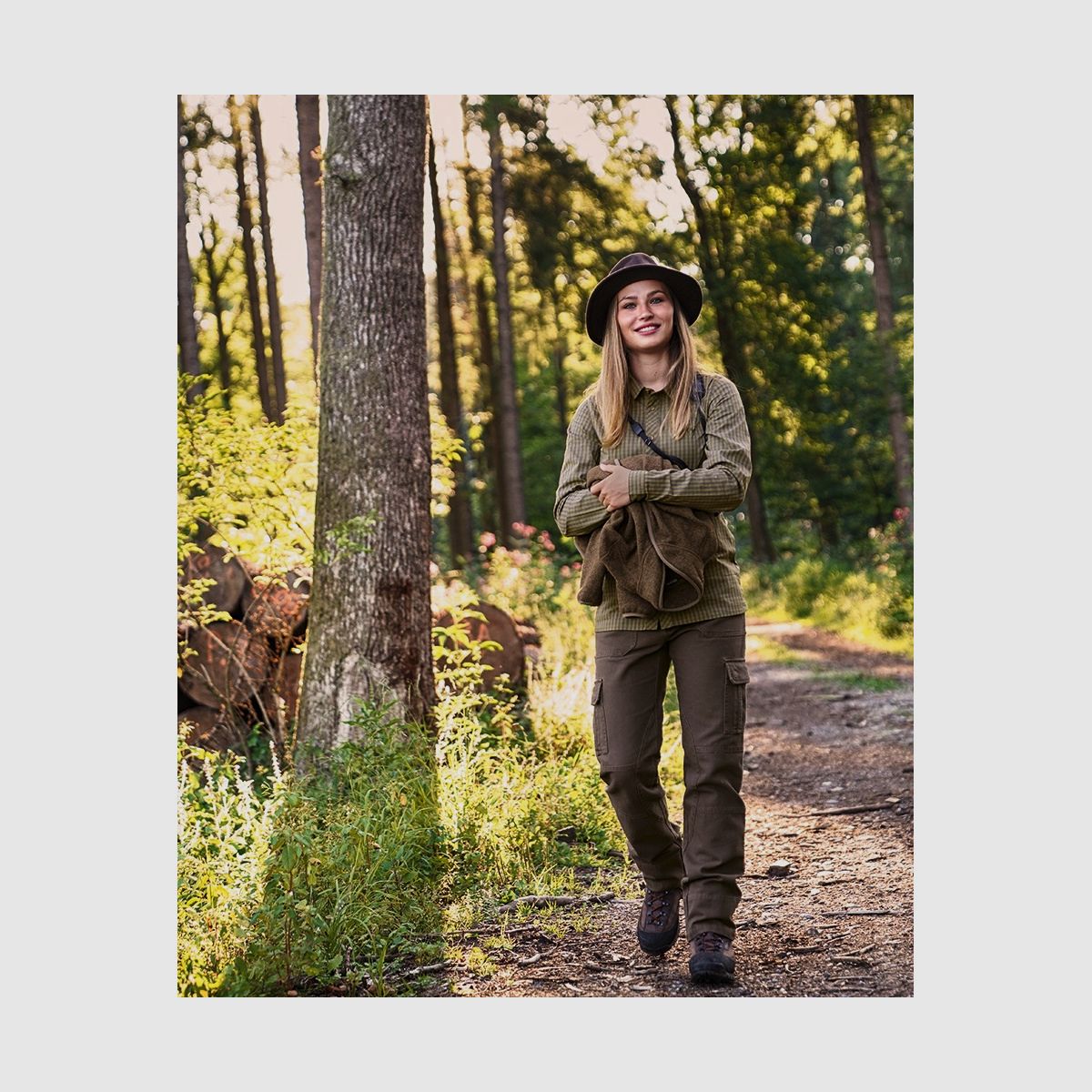 BLASER Damen Stretch Bluse Sergia Grün