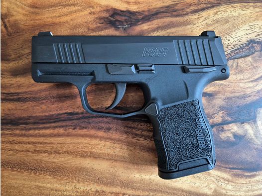 Sig Sauer P365 MS 9mm Luger inkl. POLE.CRAFT-Holster – Neuwertiger Zustand