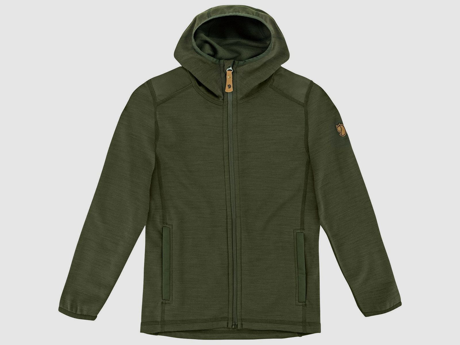 Keb Fleece Hoodie Kinder (Deep Forest)