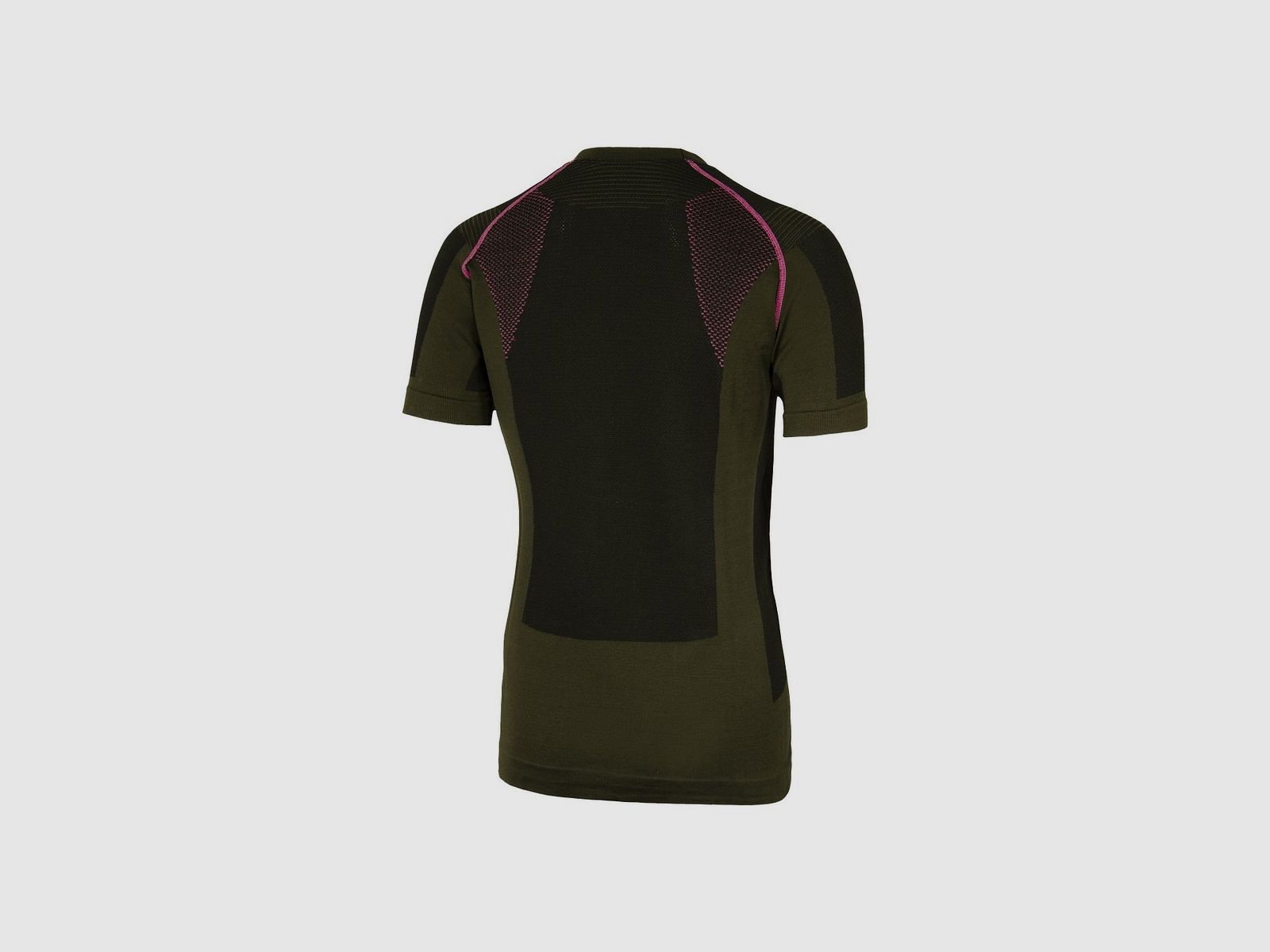 Trabaldo Dames Technisch Shirt Gaia Groen met Fuchsia Inzetten, afbeelding 2 van 2