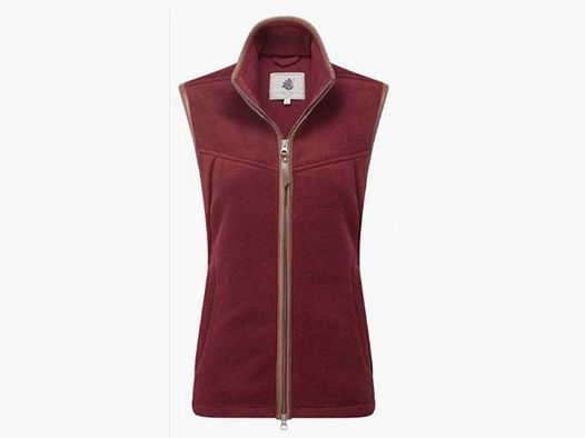 ShooterKing Oxford Fleece Vest Bordeaux Melange Woman