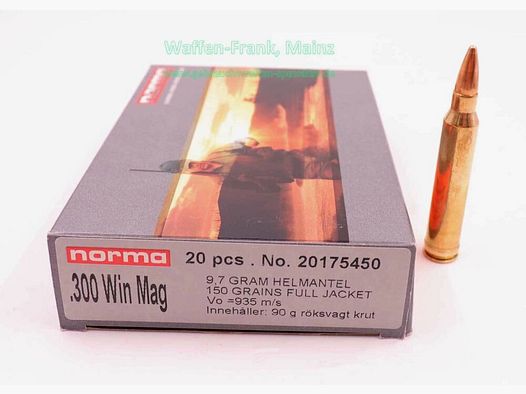 Norma rifle cartridges .300WinMag