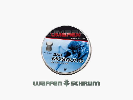 Diabolo Mosquito 5,5mm (.22) Tête Plate 250 pcs.