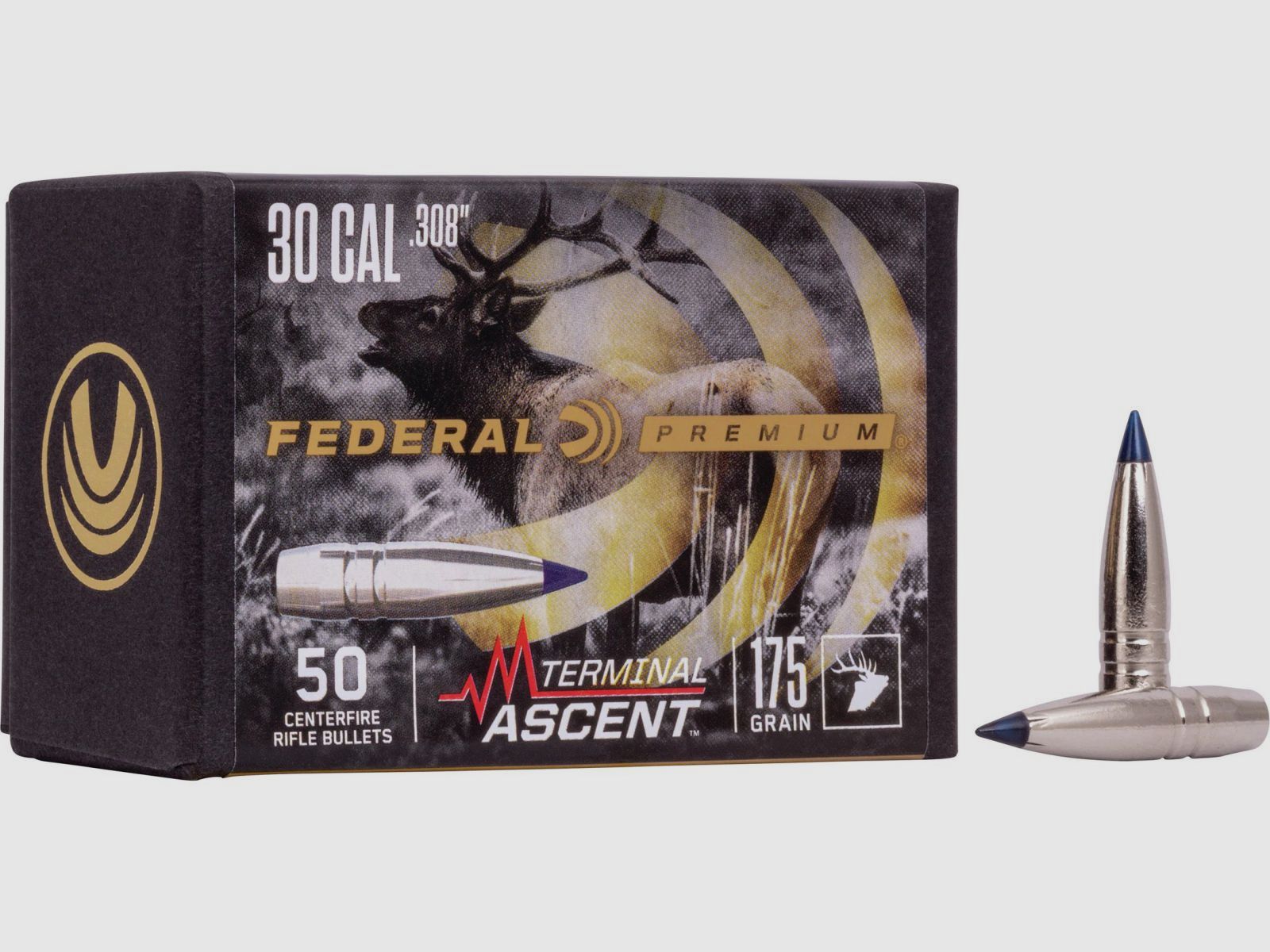Federal Geschoss .30 / .308 Terminal Ascent 175GR 50 Stück #PB308TA1