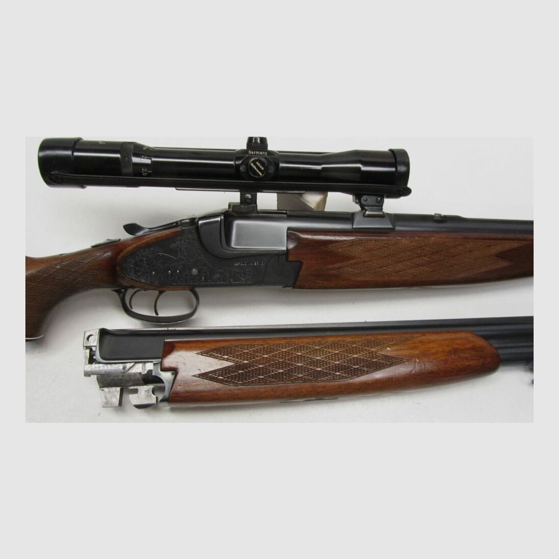 BBF side lock combination rifle Brünner BRNO SUPER, 7x65R & 12/70, ZFR S&B 12/70;7x65R