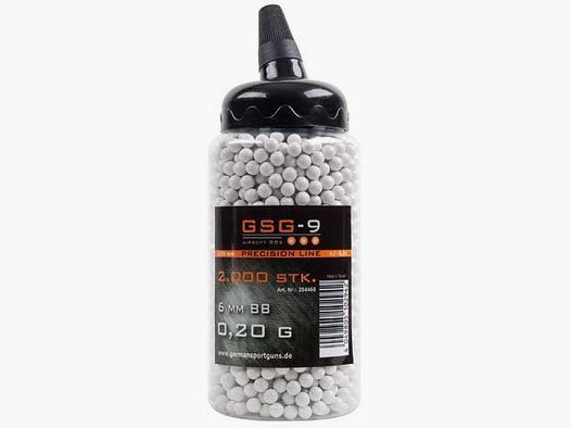 GSG-9 BB's 0,20 g Precision Line Softair-Kugeln - 2.000 Stk.