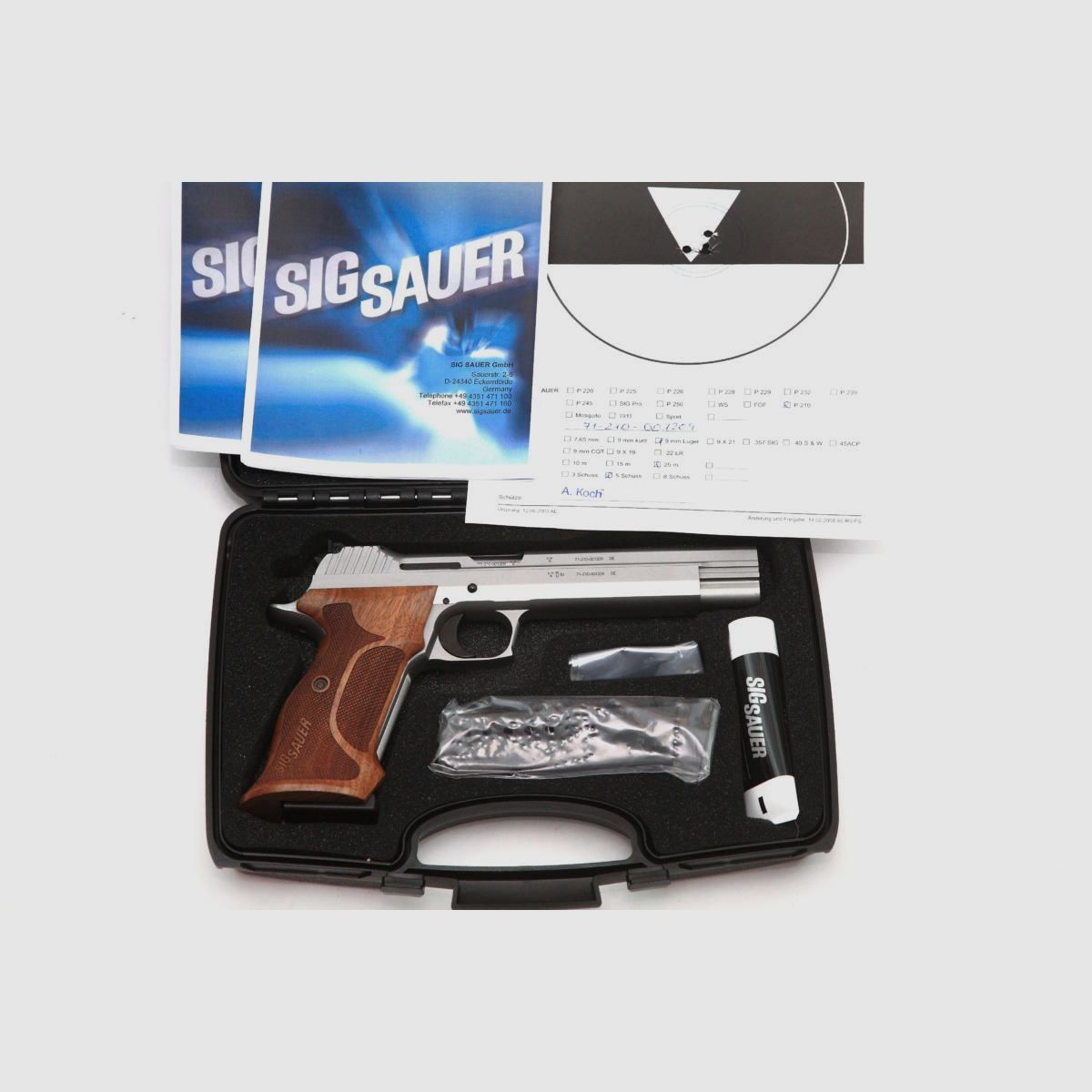 Sig Sauer P210 Super Target 6 Zoll Silver, Bild 3 von 10