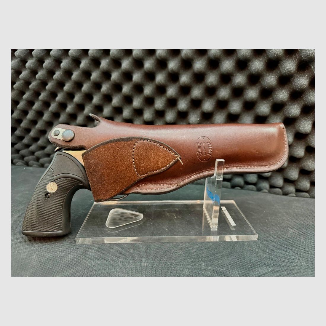 Brian C. Foster, sneltekenholster, riemholster, 357Mag, 6 inch, LINKS