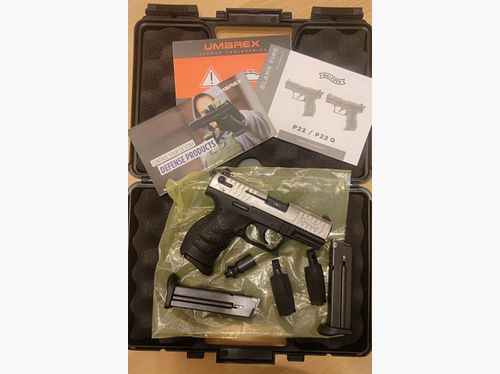 Walther P22Q Nickel 9 mm Pak 
