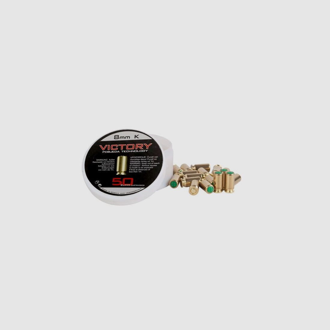 Victory cartucce a salve 8 mm P.A.K 50 pezzi
