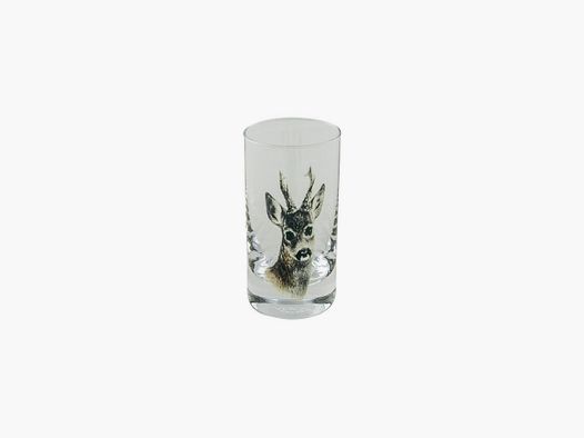 Verre à eau de vie motif chevreuil x6