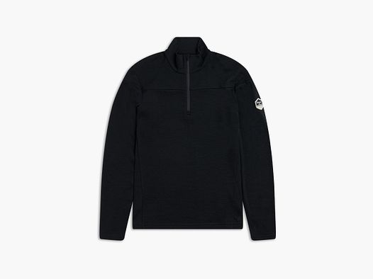 Bergans Inner:Dual Merino Half-Zip Thermoshirt Donna Nero L