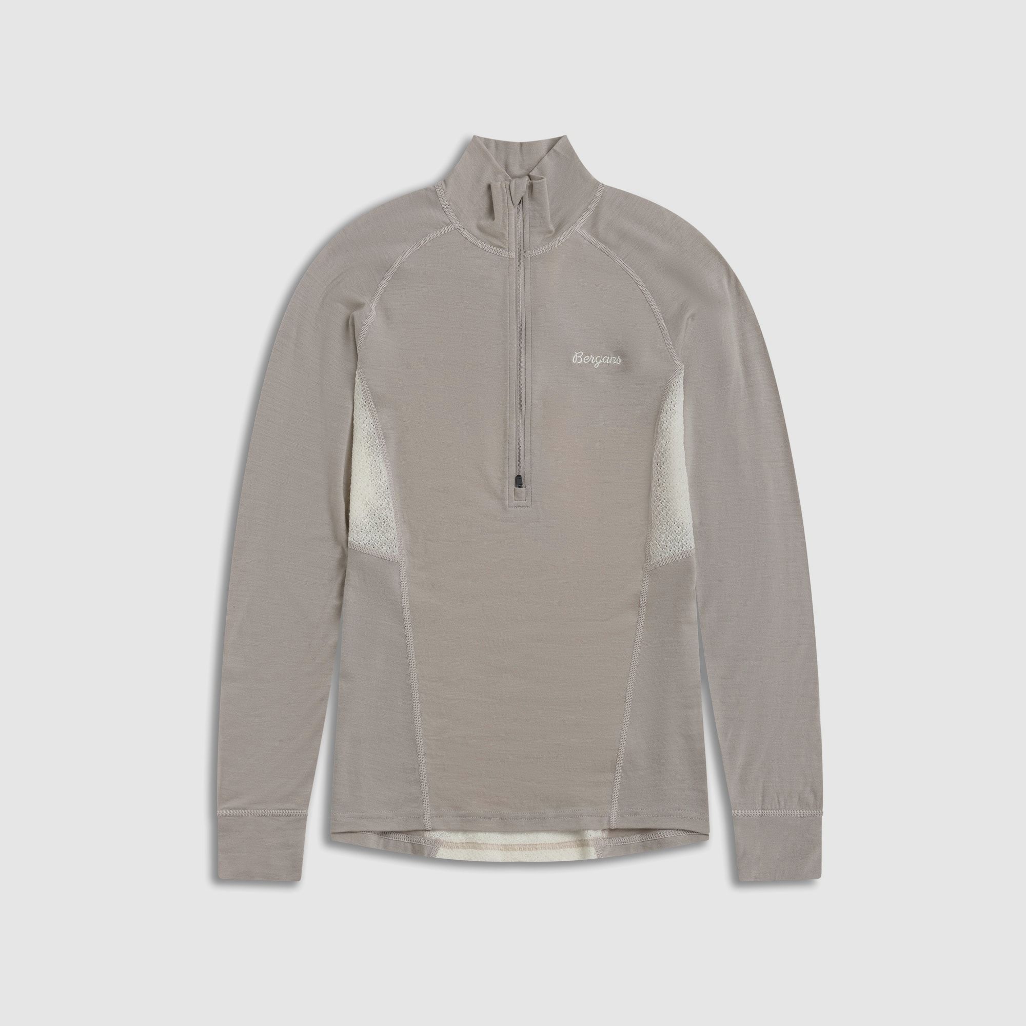 Bergans Inner:Pure Merino Half-Zip Thermoshirt Women Sandstone S