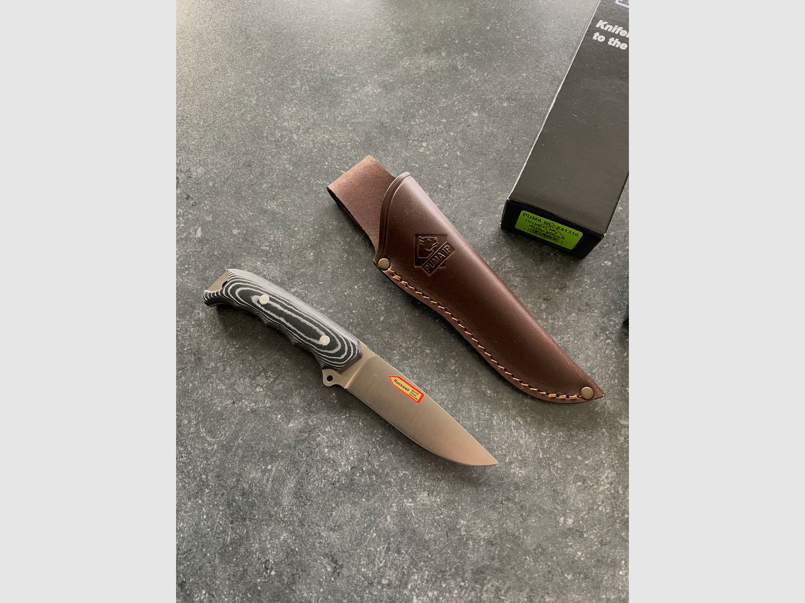 Jagd- und Outdoormesser Puma Dexter II neu inl. Lederscheide und OVP
