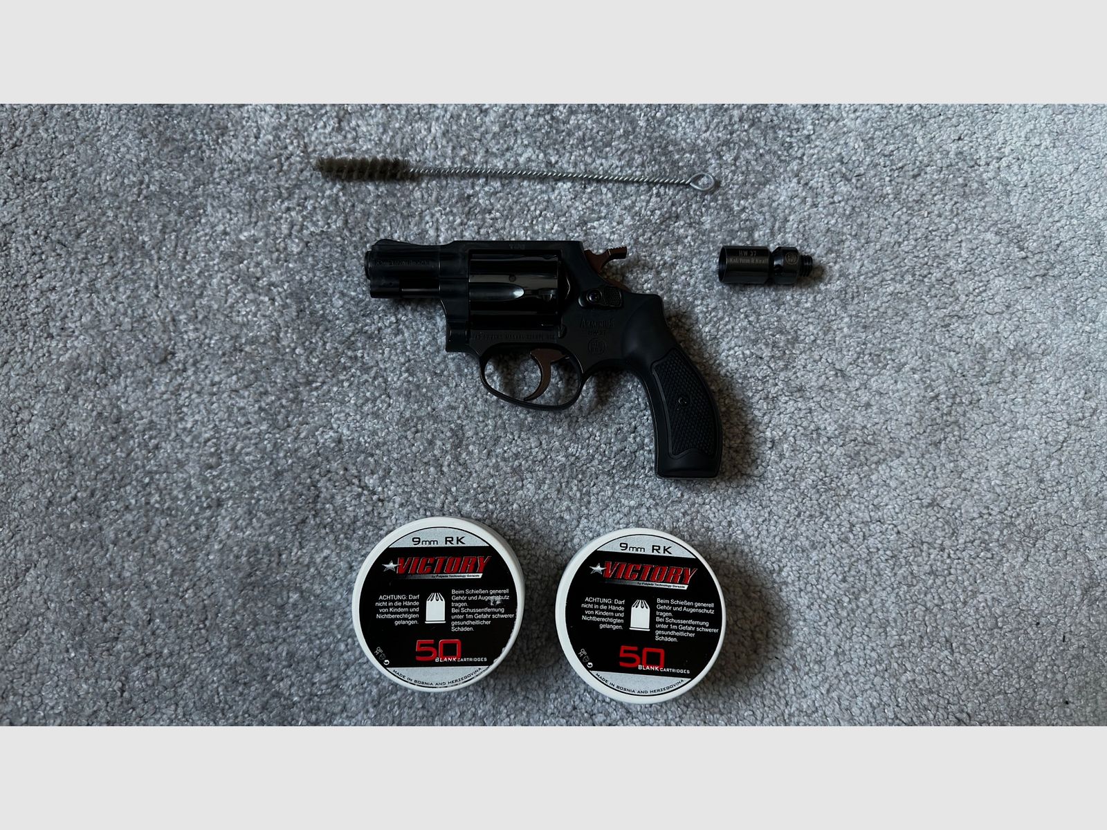 Weihrauch HW37 revolver blank firing set Smith and Wesson, image 1 of 9