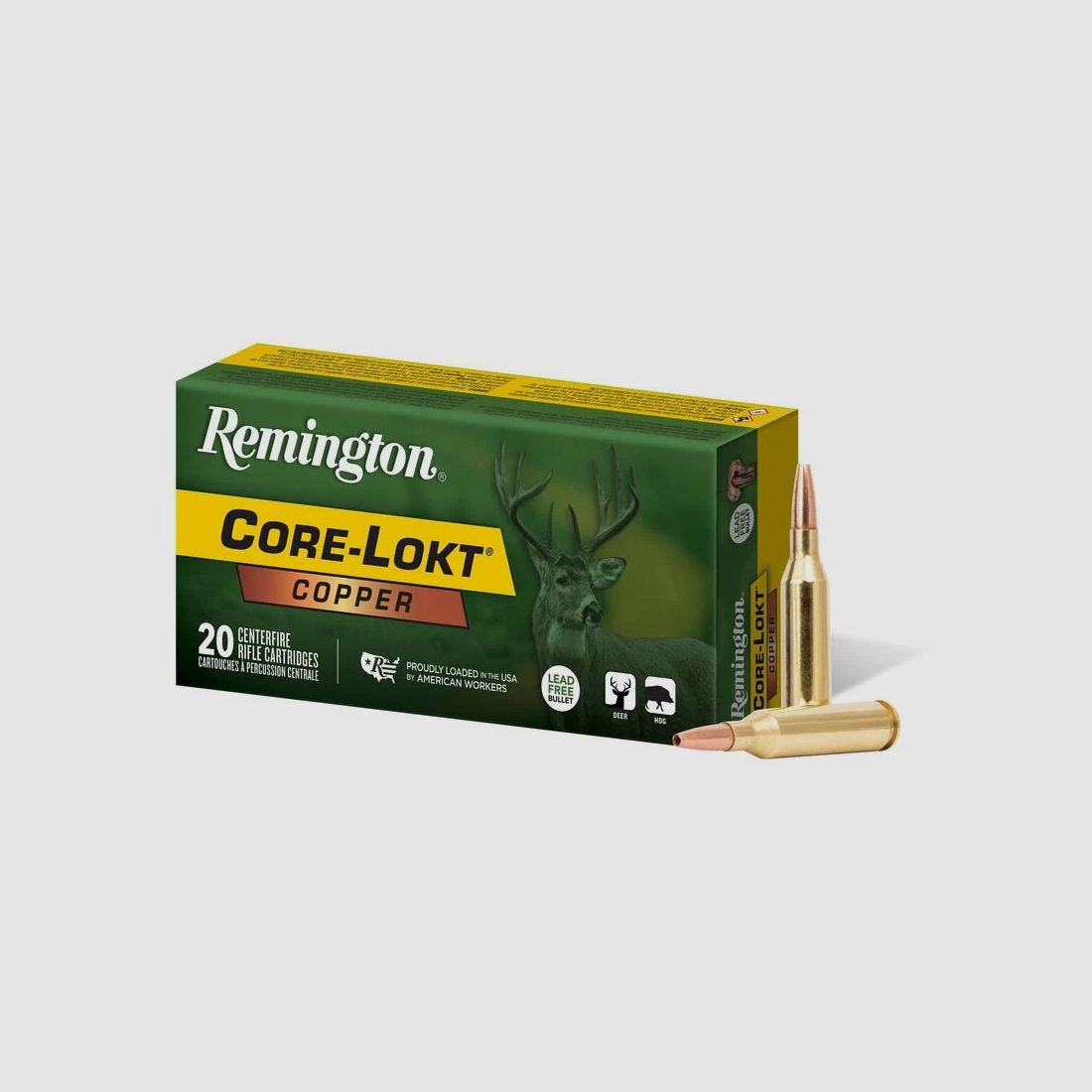 Remington Core-Lokt Copper .30-06 Sprg. 150GR HP 20 cartridges