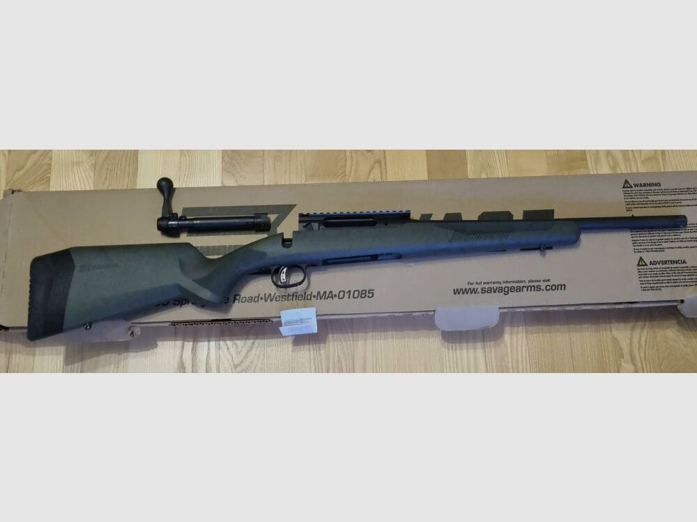 Savage 110 HOG Hunter 2.0 .308Win 18"/46cm 5/8"-24 UNEF Dunkel Grün