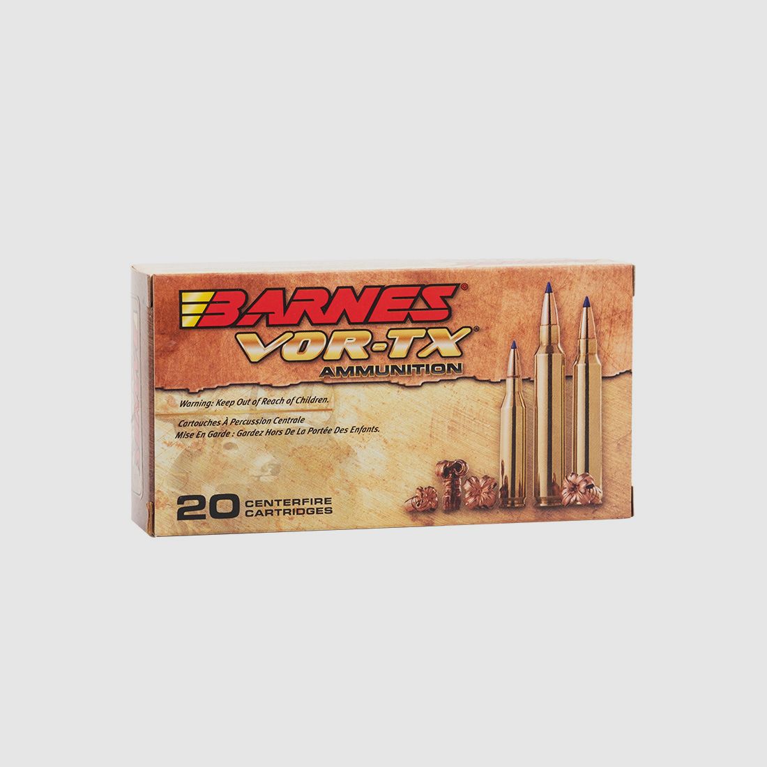 Barnes .243Win VOR-TX 5,2g/80grs Büchsenpatronen Bleifrei