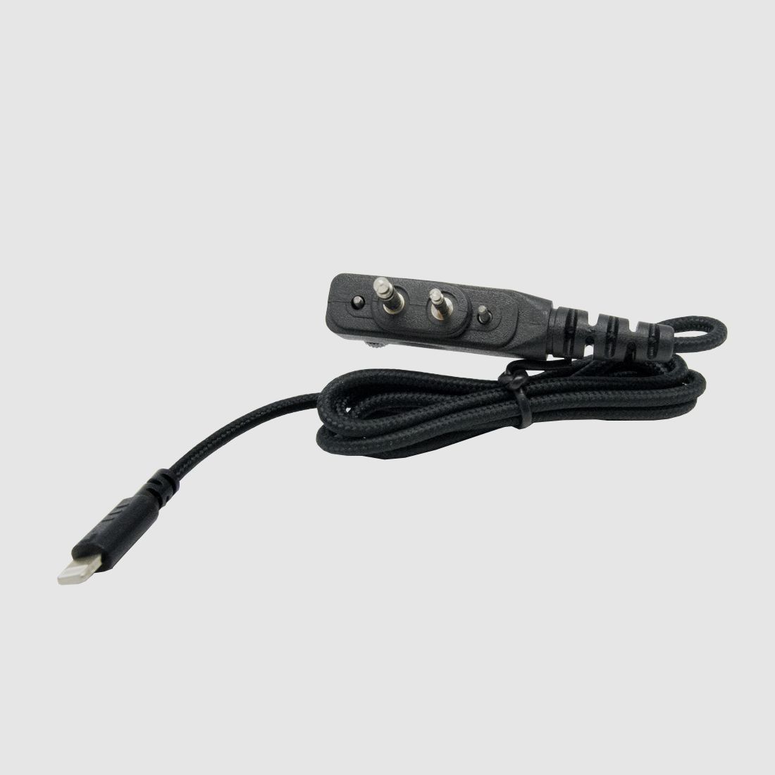 Cable de conexión T-Coil con conector en ángulo de 2 pines con tornillos