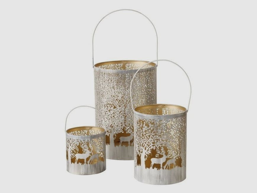 LivingActive Nileo Windlicht 3 tlg. Set