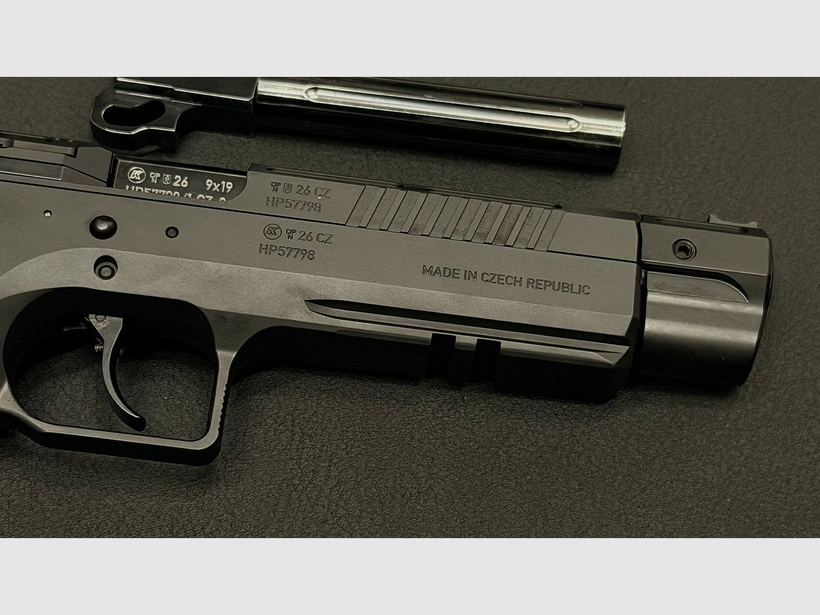 KMR W-02 Spectra OR 9mmLuger SA/DA | 5" pulgadas incluido 6" cañón intercambiable | IPSC | DSB | conjunto combinado, imagen 6 de 12