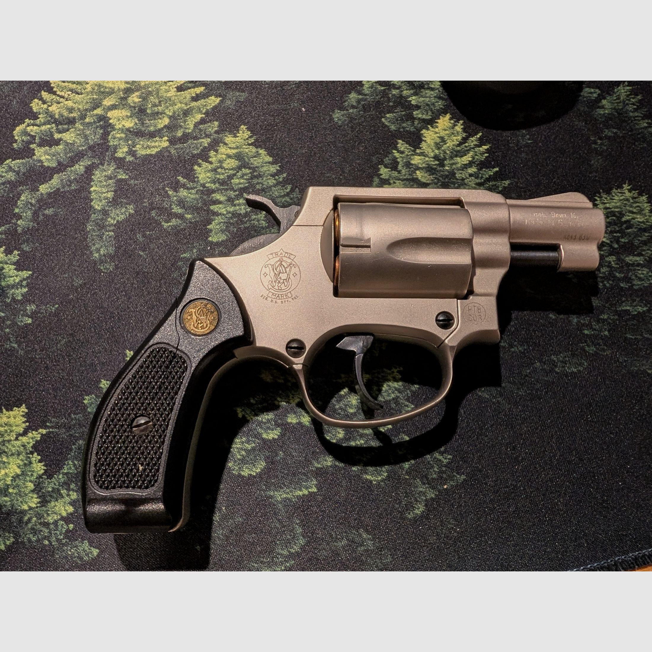 Smith & Wesson Chiefs Special Schreckschussrevolver Kal. 9mm R.K. vernickelt