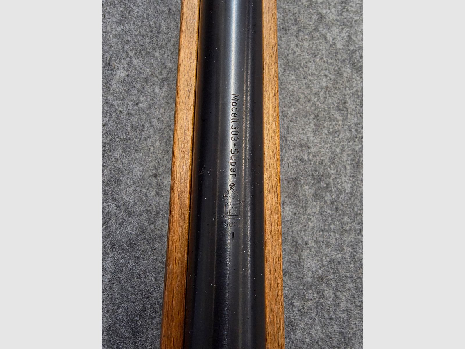 W kolbie Mod. 311 karabinu powietrznego Knicker Haenel 303-8 Super w doskonałym stanie (nieprzerabiany!) z diopterem
