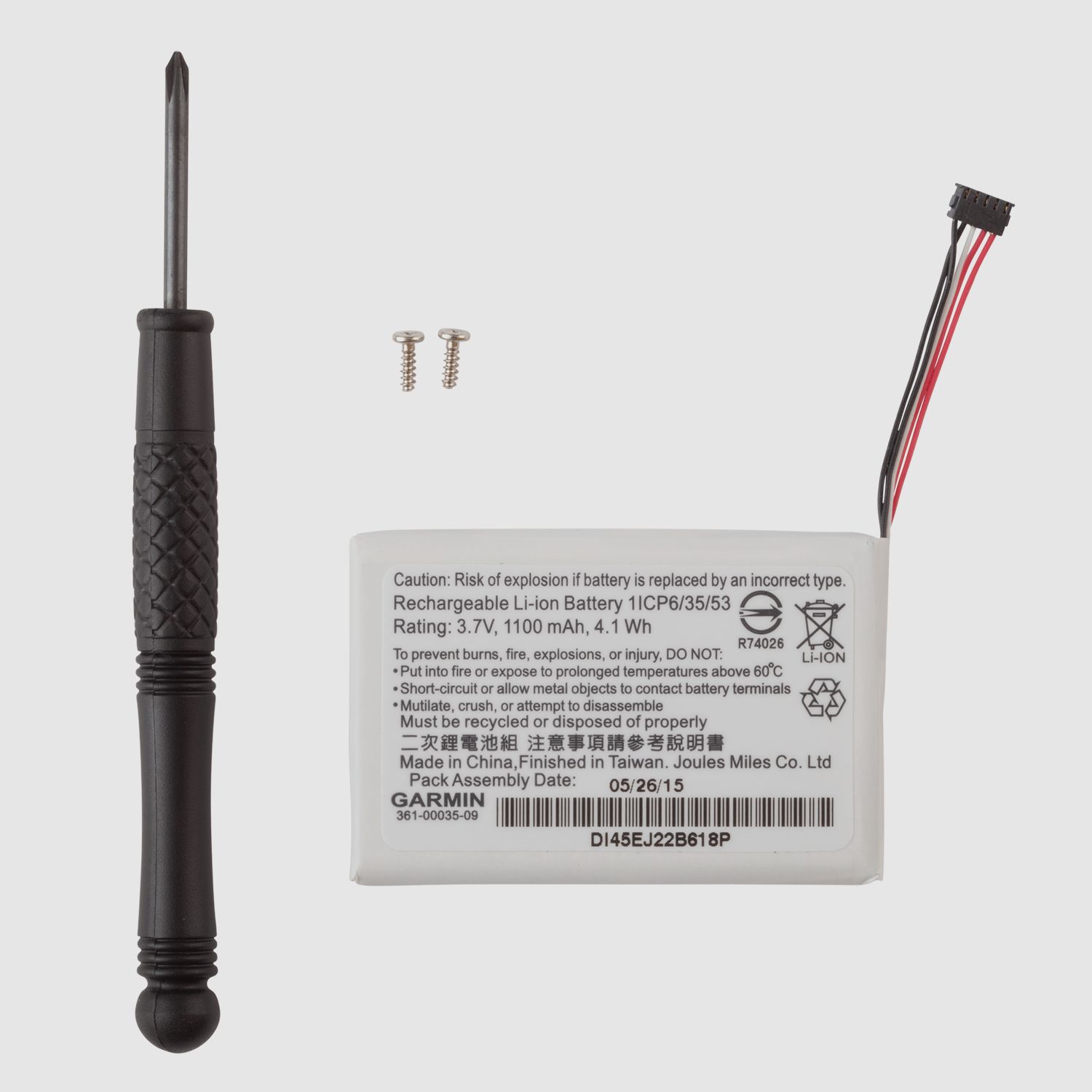 Batteria per Garmin mini T5