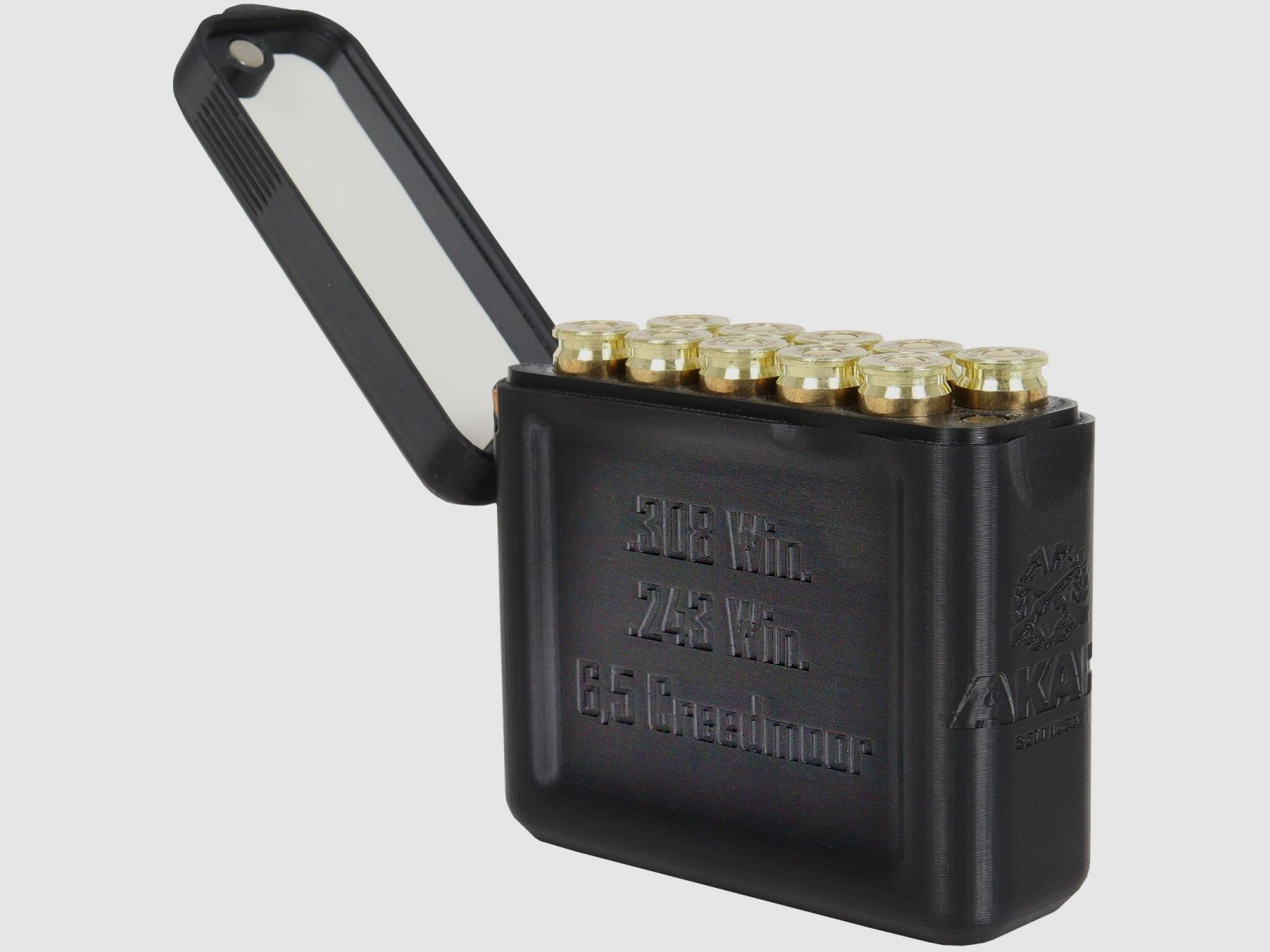 Boîte à cartouches en plastique avec fermeture magnétique 9,3x 62, image 2 sur 3