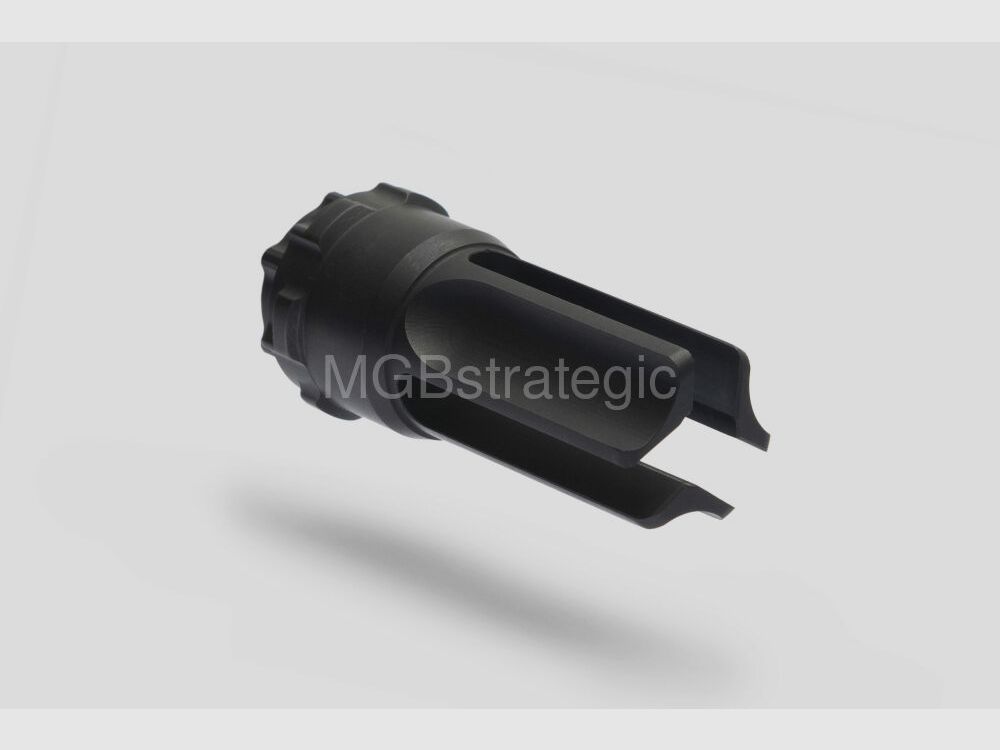 Acheron ACS E1 7.62 suppressor for Acheron HexaLug muzzle device quick release system HexaLug - available in black and FDE!