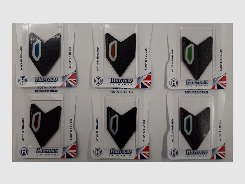 Harrows Darts Technology Velos Flights Dart & Accessoires