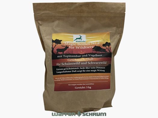 Wildlutscher Magic Boilies Nr. 2 3 kg Topinambur/Vogelbeere