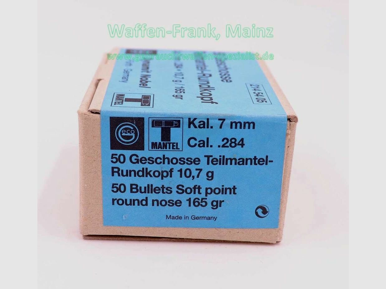 RWS (WZd.Fa.Rottweil) Büchsengeschosse 7mm (.284)