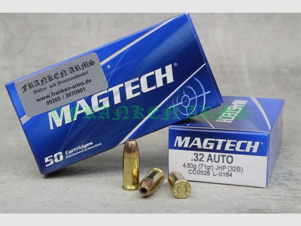 Magtech 7,65 Browning JHP 71gr. 4,6g 50 Stück Staffelpreise