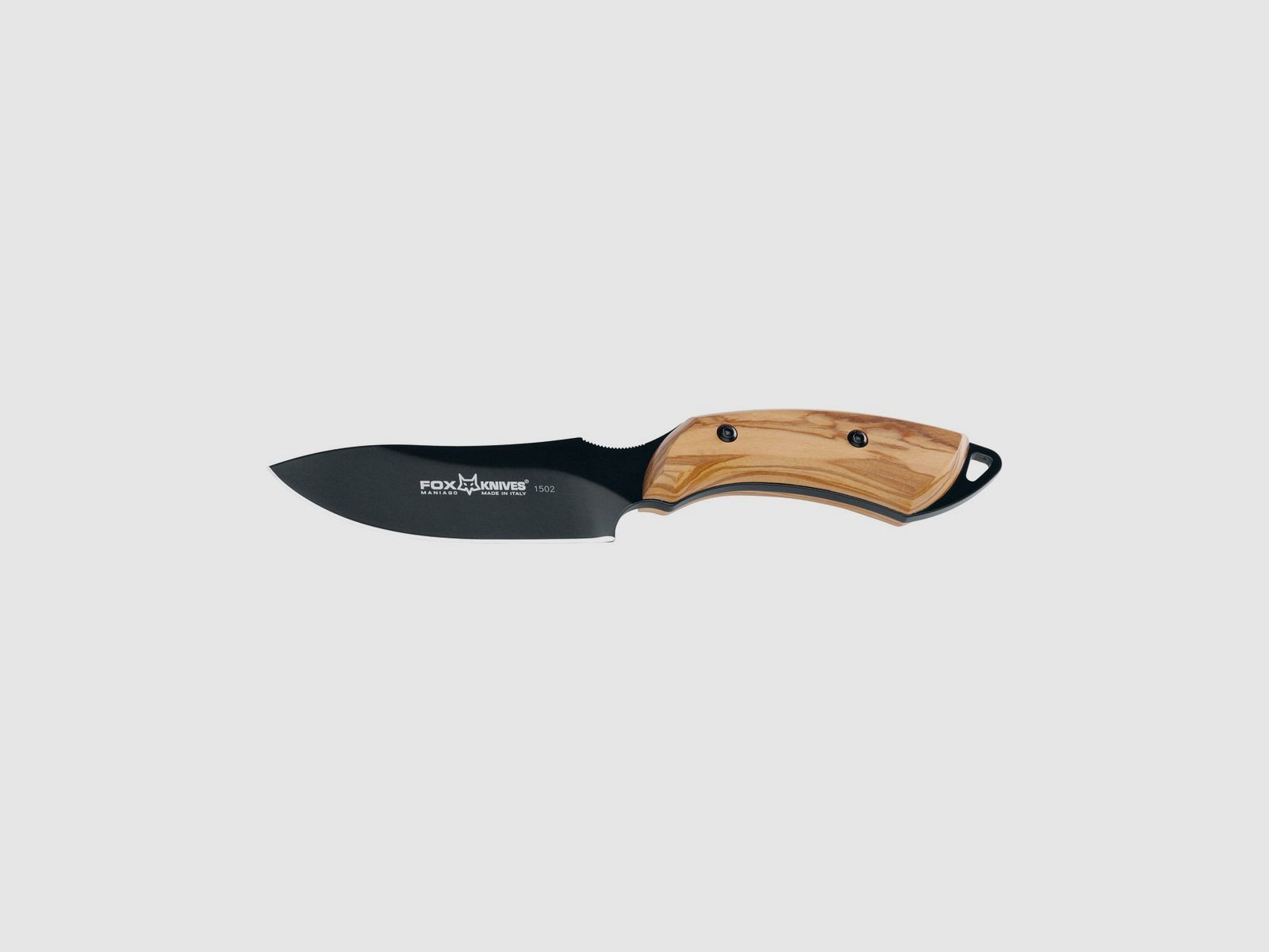 Fox – couteau à lame drop point, collection Olive Wood de Fox Knives (1502 OL), image 1 sur 2