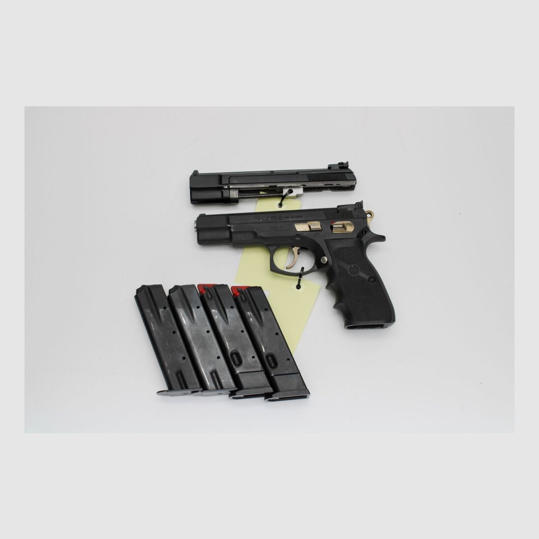CZ 85B Pistol Cal 9 Para incl 2 Magazines and Kadet Conversion Kit .22lr with 9mmLuger .22lr, image 1 of 6